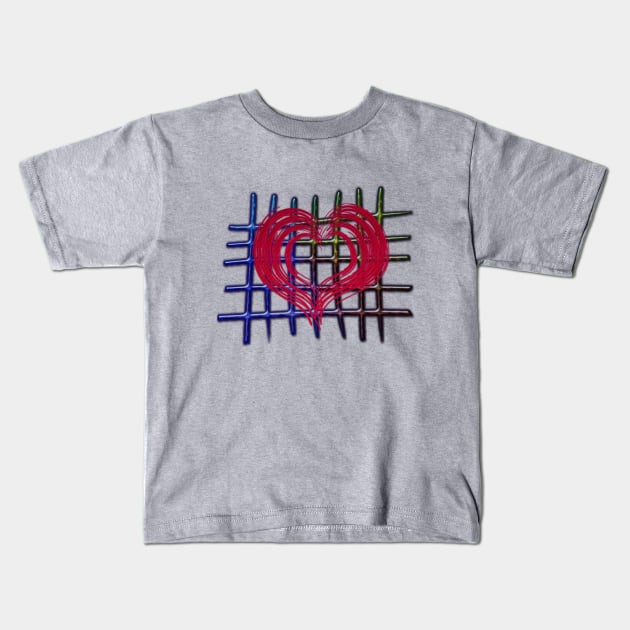 On the fence Kids T-Shirt by Sinmara